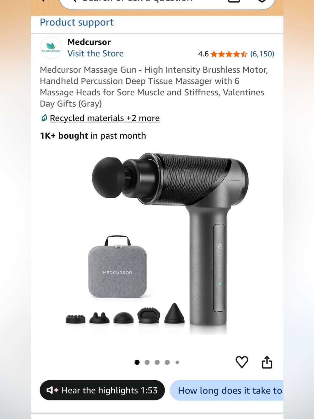 Medcursor Massage Gun